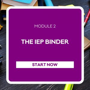 The IEP Binder