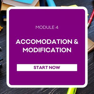 Accommodations & Modifications